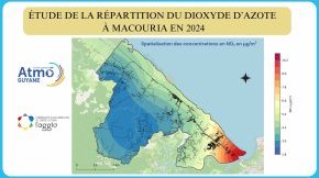 🌍 Étude de la répartition du dioxyde d’azote à Macouria