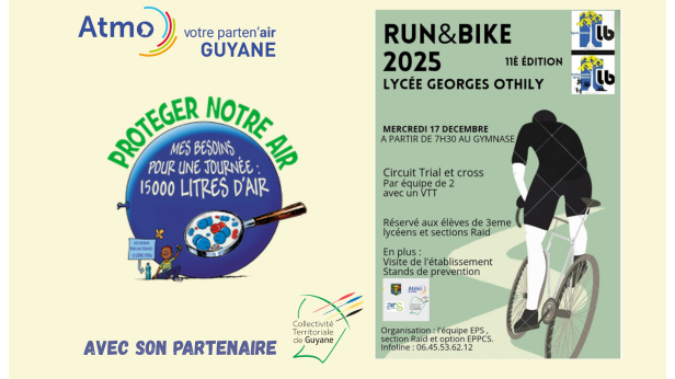 🏃‍♂️🚴‍♀️ Retour sur le 11e Run & Bike du Lycée de Balata&nbsp;! 