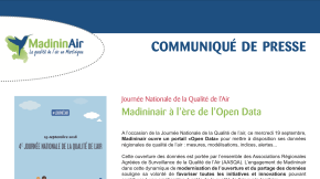19/09/2018 - Madininair à l’ère de l’Open Data