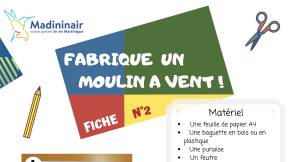 Fiche bricolage n°2 : Fabrique un moulin à vent !