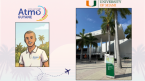 Immersion de Louis, Ingénieur d’études à Atmo Guyane, à l’Université de Miami