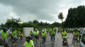 Tout en images de la balade découverte à vélo du 21septembre 2008