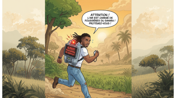 Les poussières du Sahara sont bien là&nbsp;!