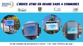 L’indice Atmo s’affiche désormais à Sinnamary, Macouria et Matoury !