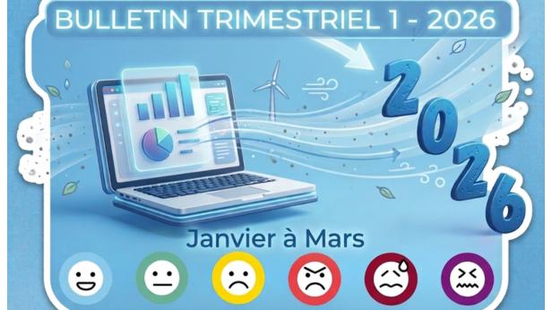 Bilan trimestriel&nbsp;: Janvier à Mars 2026