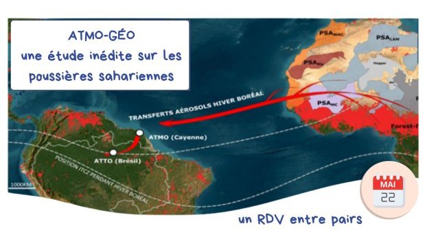 Atmo Guyane s’engage dans le projet ATMO-GEO : suivre les poussières sahariennes jusqu’en Amazonie